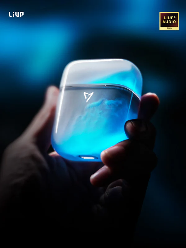 【New User Only Free Shipping】LIUP Pods LP1 Luminous Quicksand Earbuds Glow In The Dark - Image 2